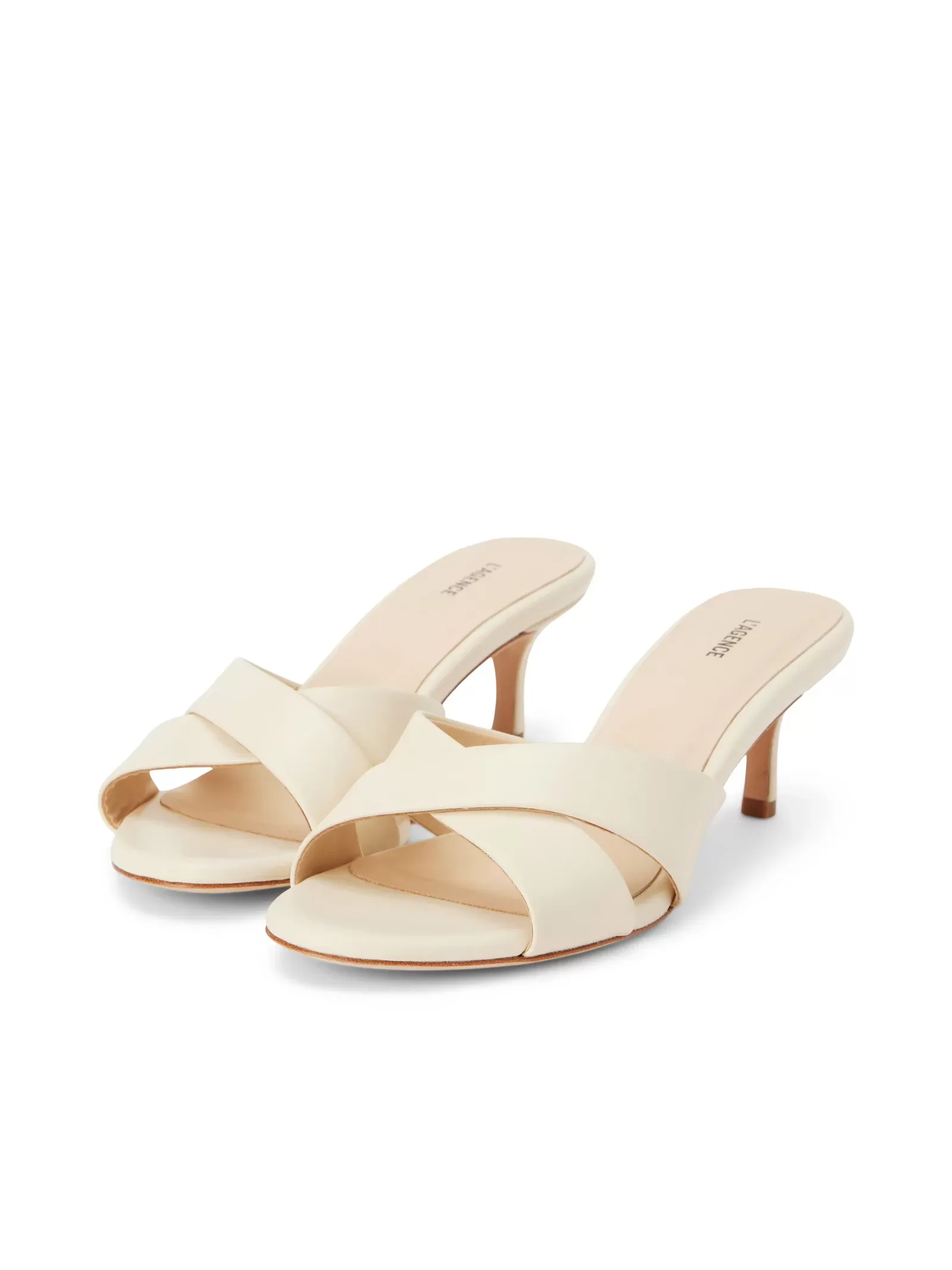 LA1321e L'Agence Aveline Kitten-Heel Sandal