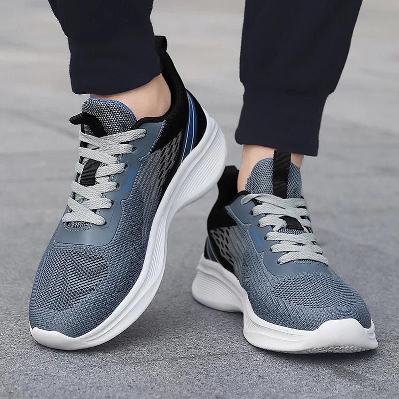 Lightweight Men's Casual Sneakers for Running: Comfortable Shoes HU6018