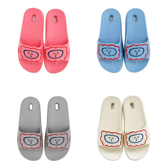 Lion Bathroom Slippers Shoes Home Soft Nonslip water hole Couple Gifts