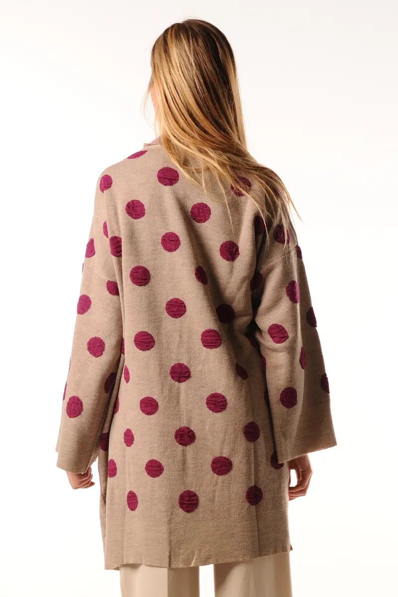 LOKITA | Kimono in maglia pois