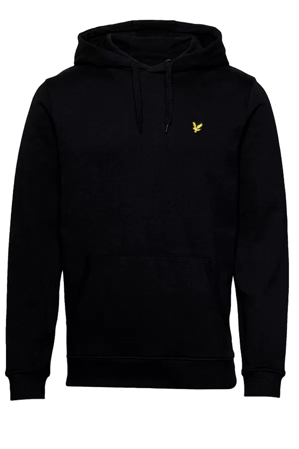 Lyle & Scott Logo Hoodie Black