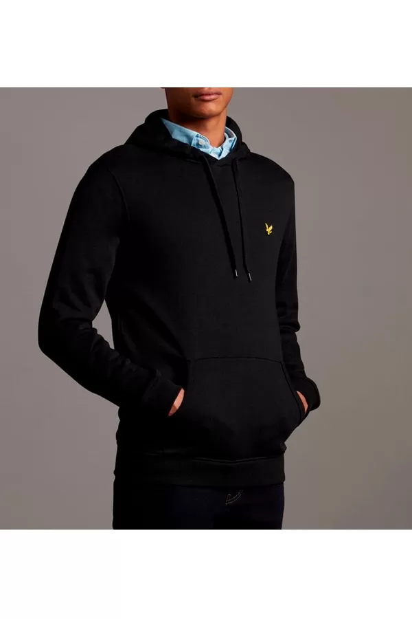 Lyle & Scott Logo Hoodie Black