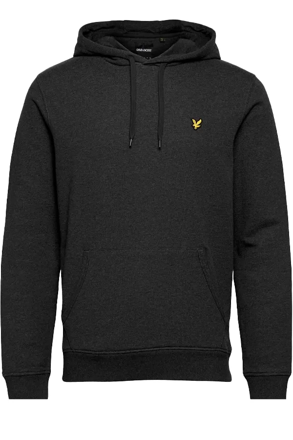 Lyle & Scott Logo Hoodie Charcoal