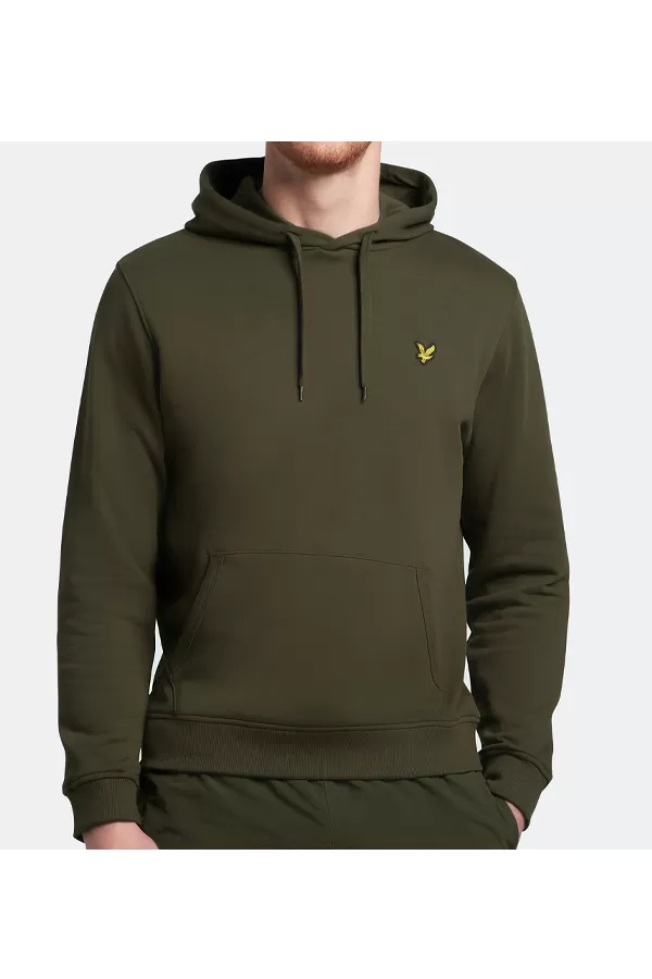 Lyle & Scott Logo Hoodie Olive