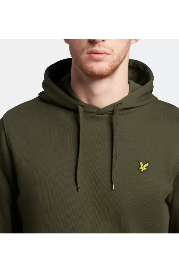 Lyle & Scott Logo Hoodie Olive