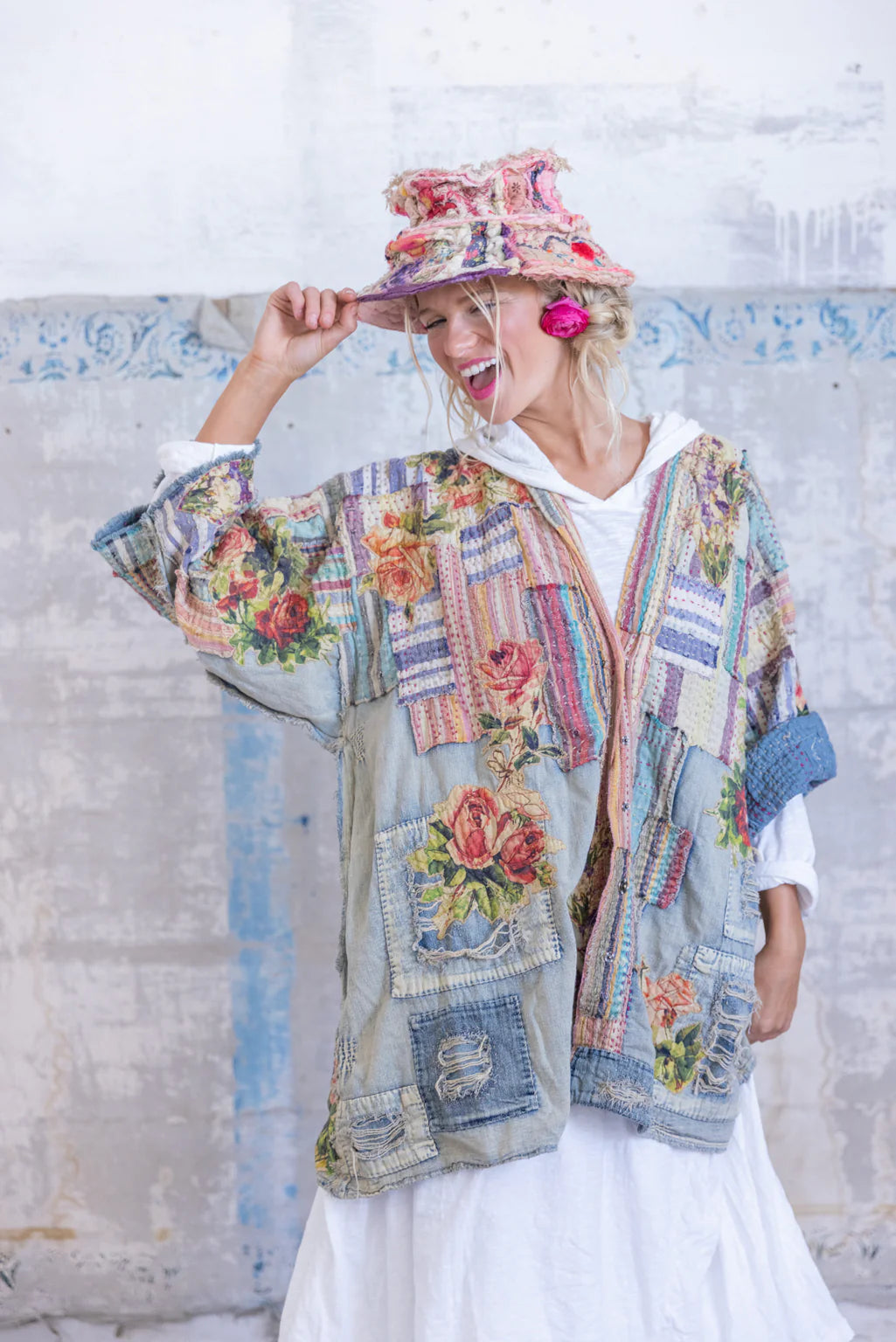 Magnolia Pearl Denim Hippie Kimono