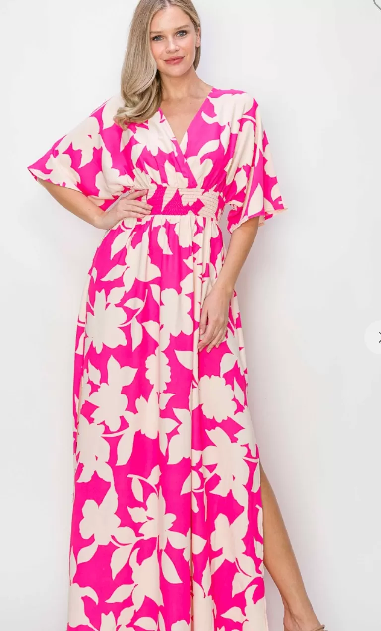 Maxi Meets Kimono- Floral Beauty