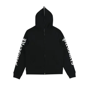 Meditation Zip Hoodie - Black