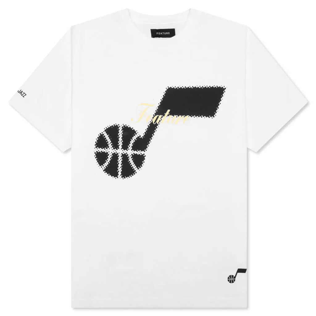 NBA Utah Jazz Simply Jazz Tee - White