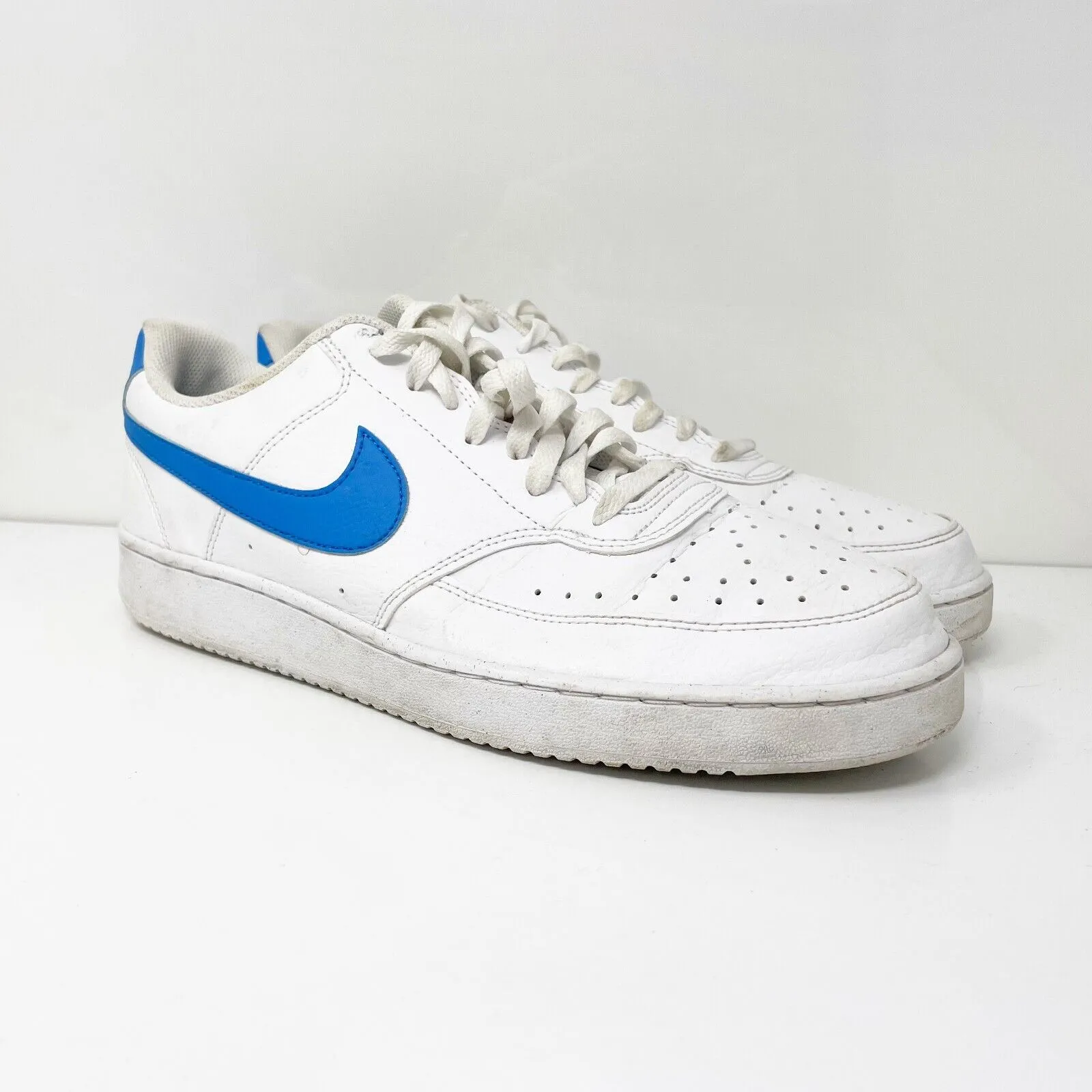 Nike Mens Court Vision Low NN DH2987-105 White Casual Shoes Sneakers Size 13