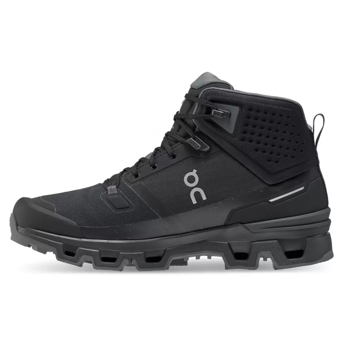 On Running - Cloudrock 2 Waterproof Hiking Boot in Black/Eclipse