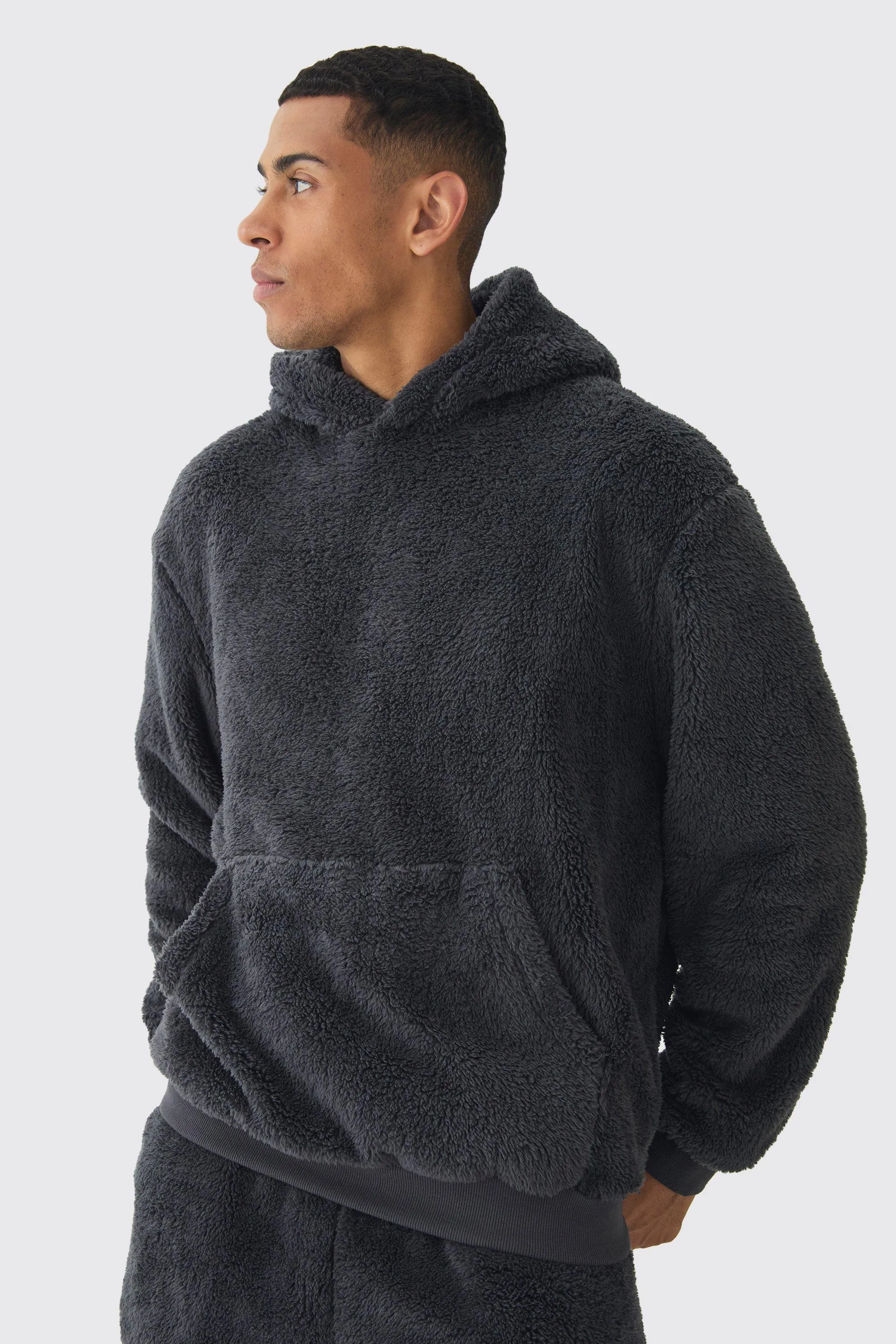 Oversized Teddy Borg Hoodie