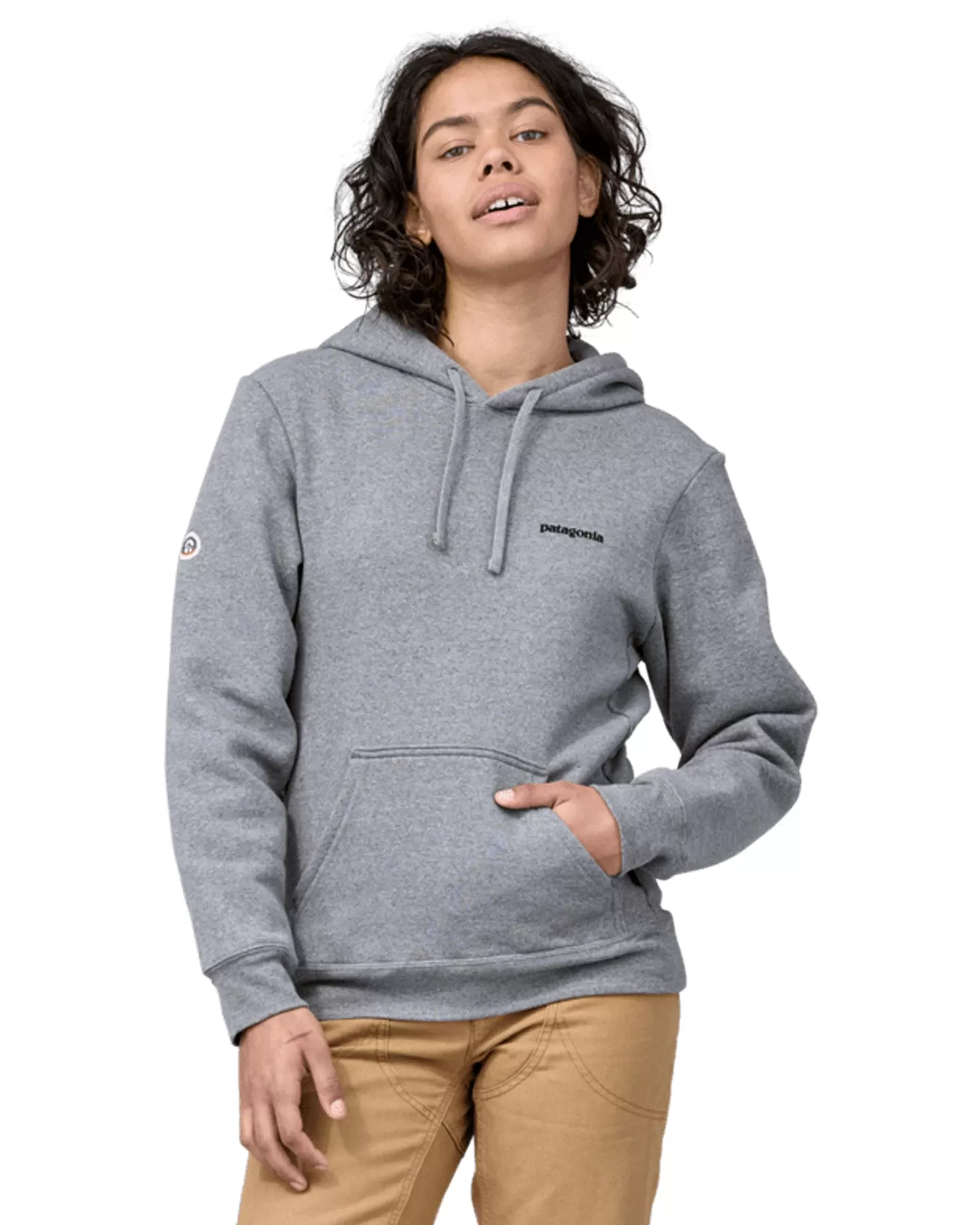 Patagonia Fitz Roy Icon Uprisal Hoodie - Gravel Heather