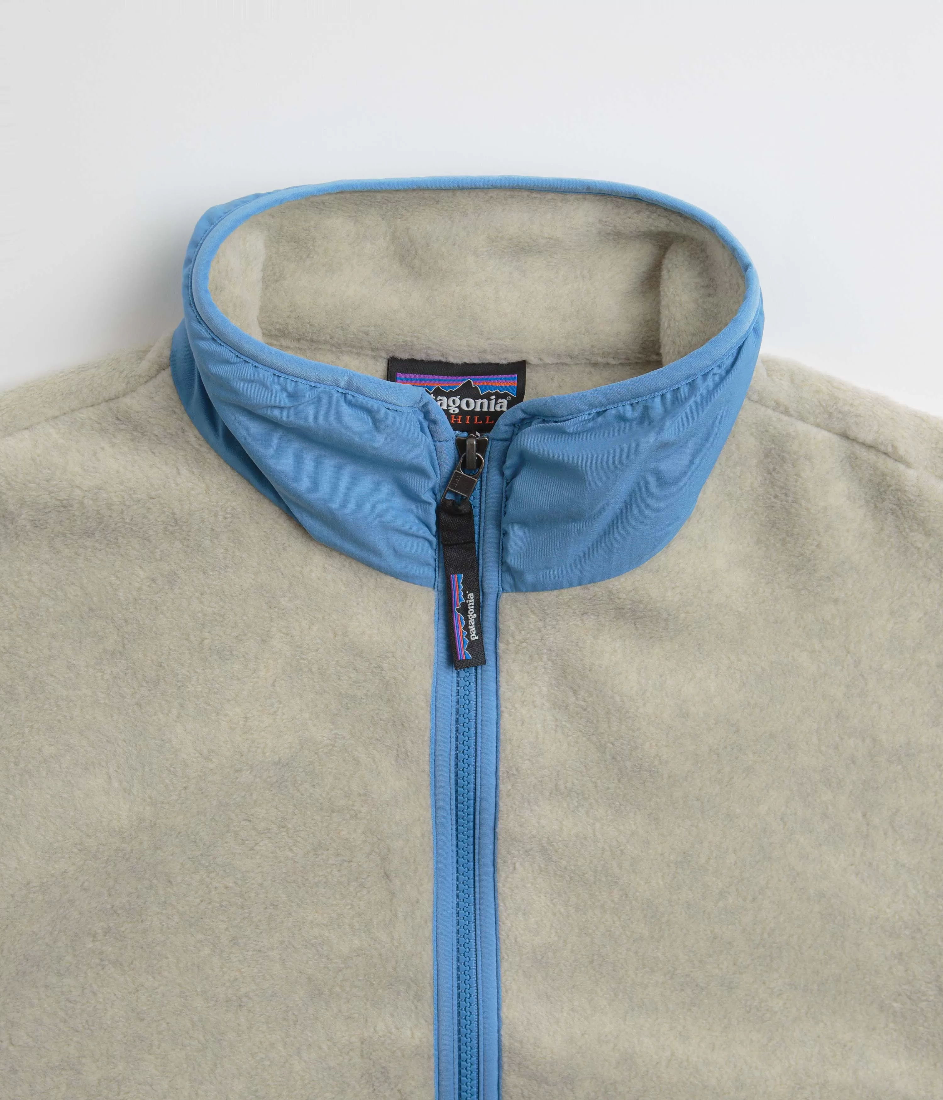 Patagonia Womens Synchilla Marsupial Fleece - Oatmeal Heather / Blue Bird