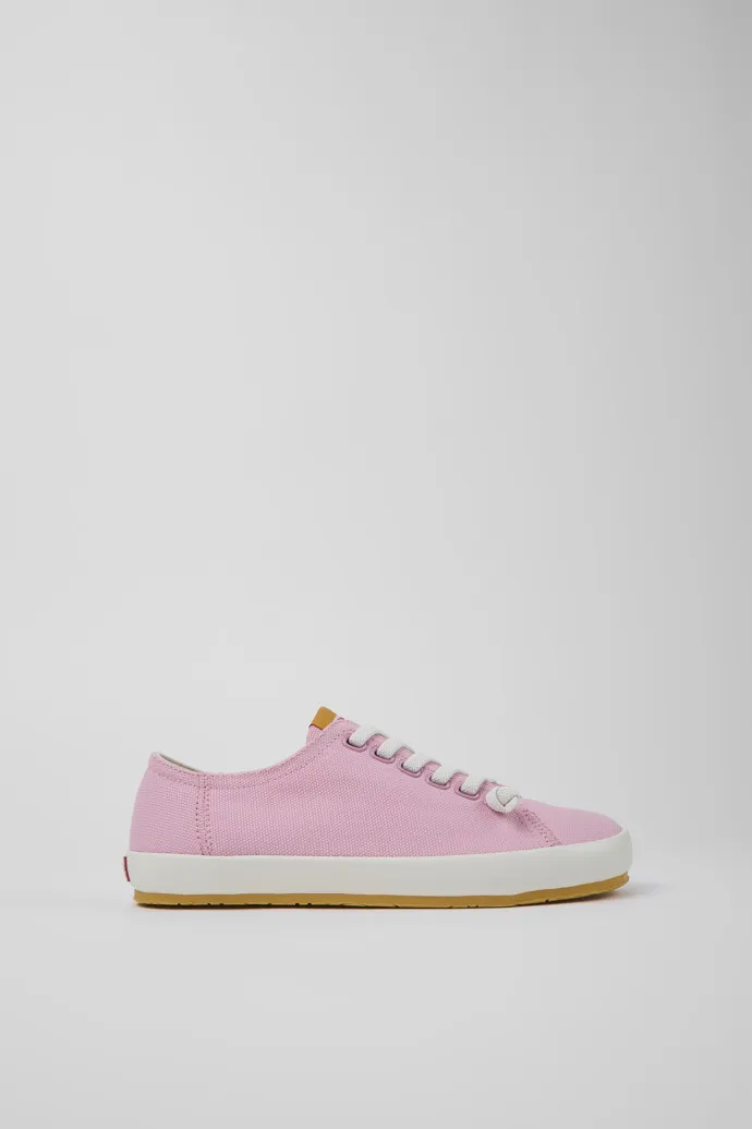 Peu Rambla Pink Textile Sneaker for Women