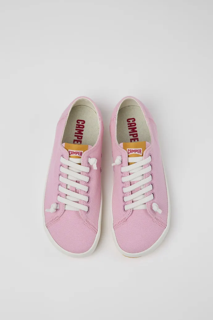 Peu Rambla Pink Textile Sneaker for Women