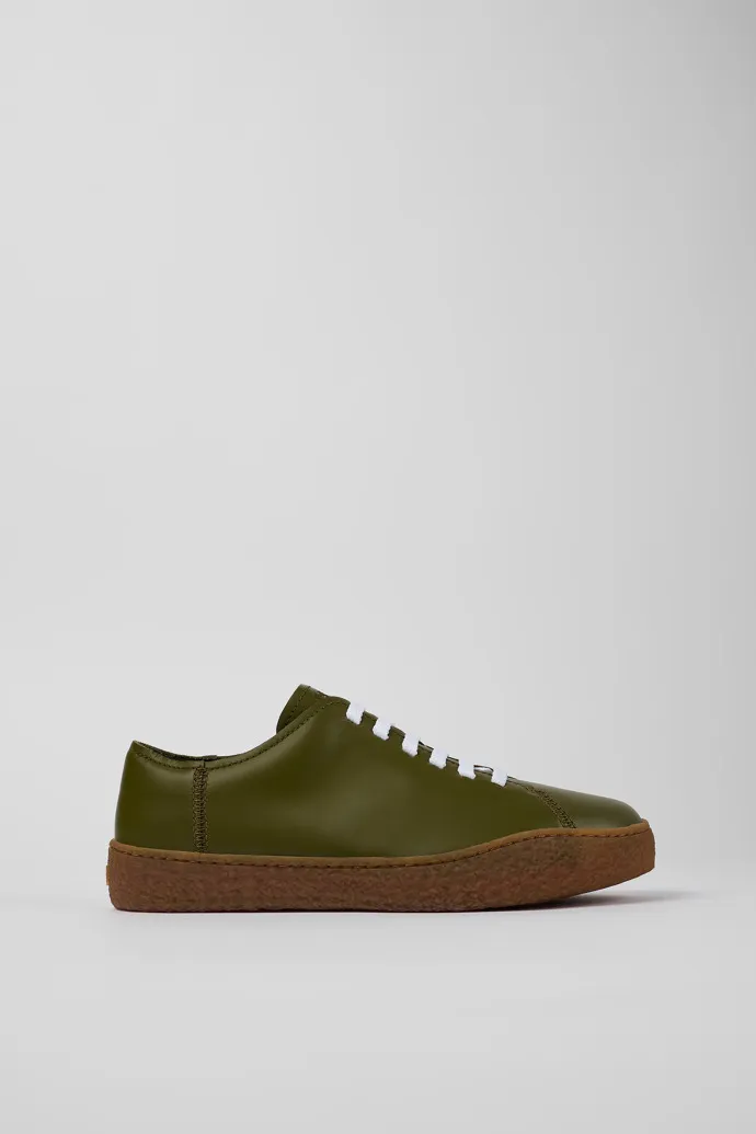 Peu Terreno Green Leather Sneaker for Men