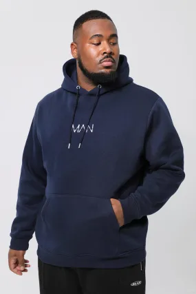 Plus Basic Over The Head Man Dash Hoodie