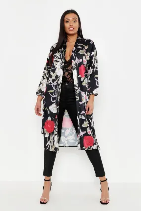 Plus Floral Kimono