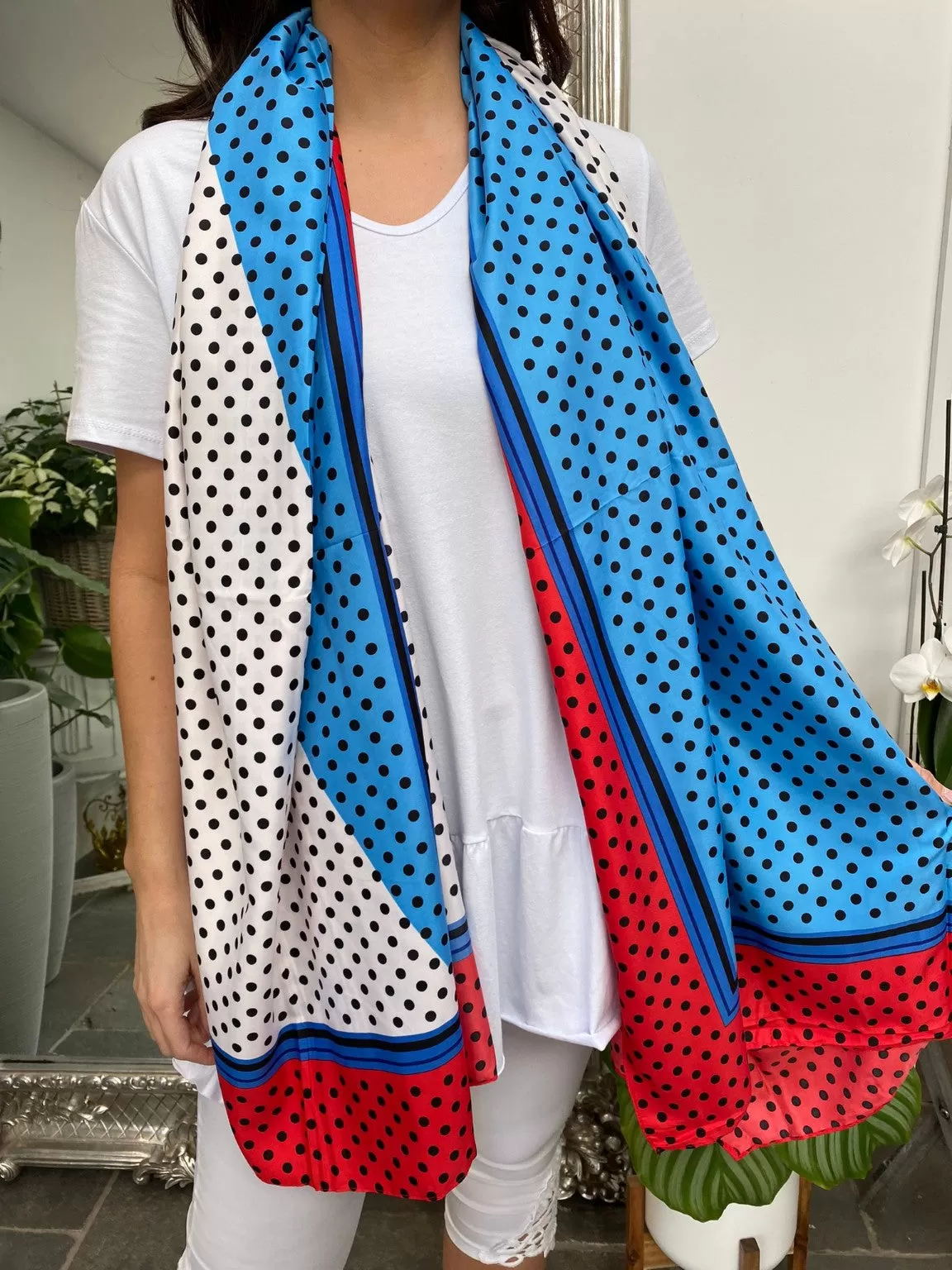 Polka Dot Scarf