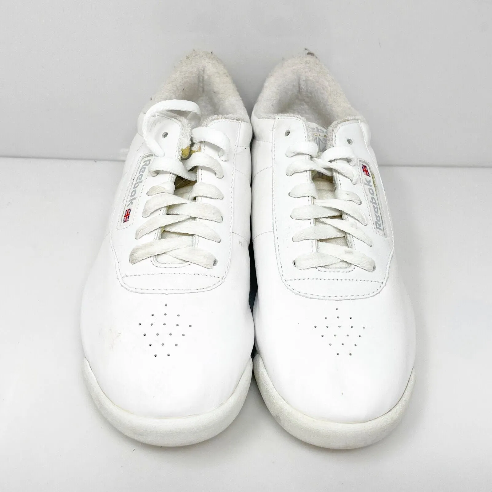 Reebok Womens Classic Princess 2-30500 White Casual Shoes Sneakers Size 8