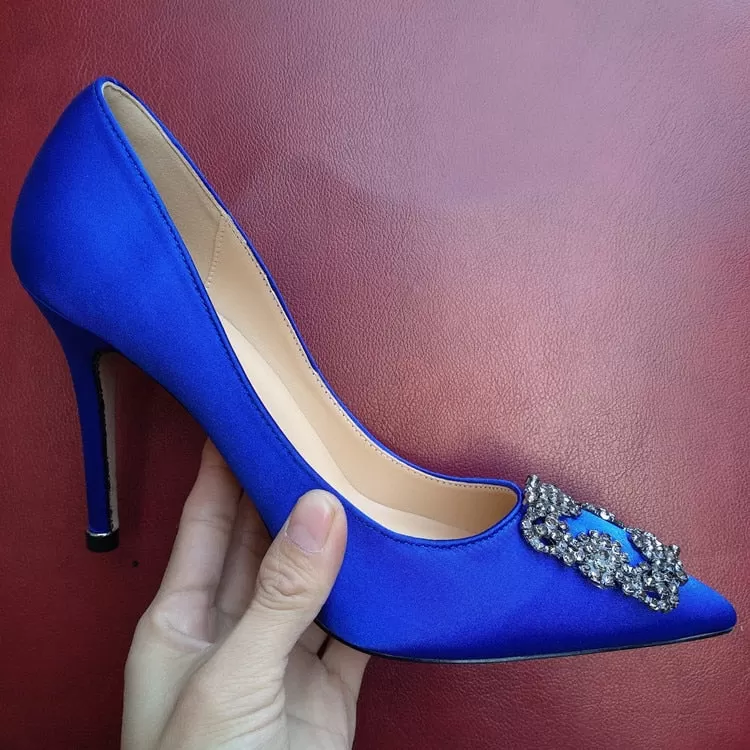 Rhinestones High Heels Pumps