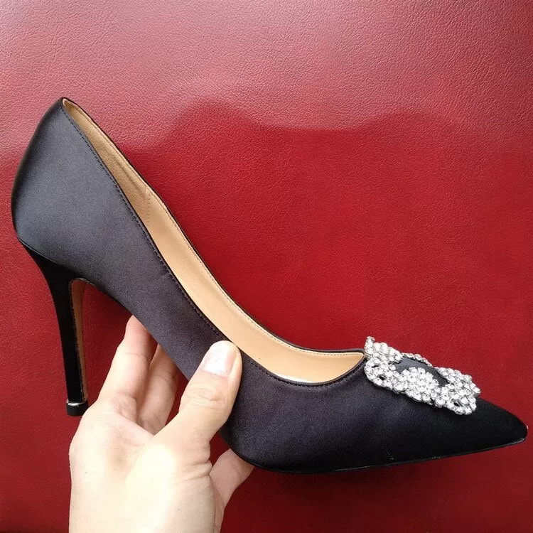 Rhinestones High Heels Pumps