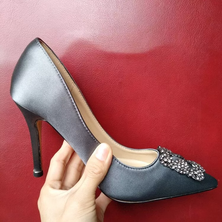 Rhinestones High Heels Pumps