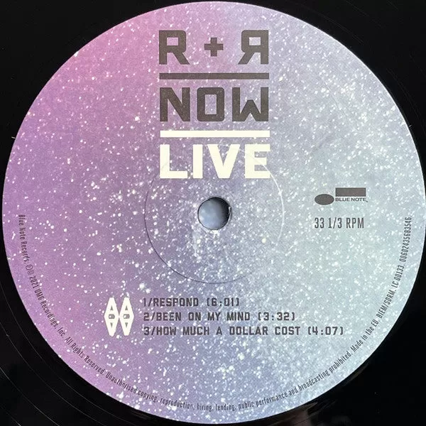 R+R=NOW ~ Live