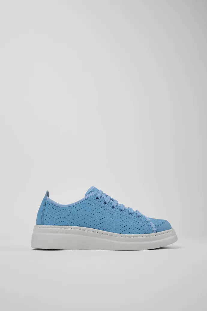 Runner Blue Leather Sneaker for Women