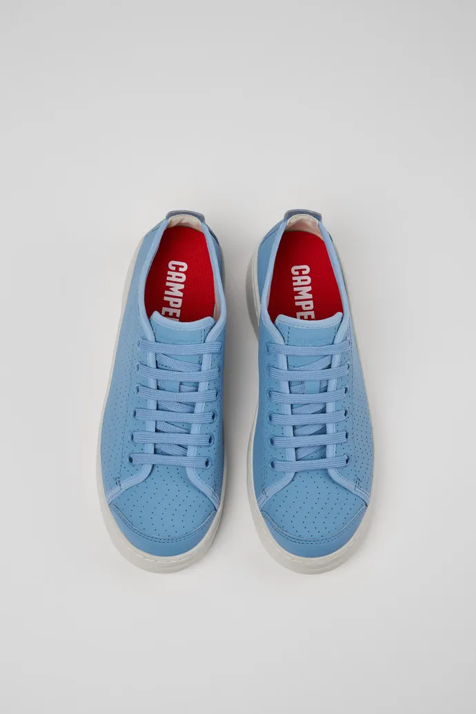 Runner Blue Leather Sneaker for Women