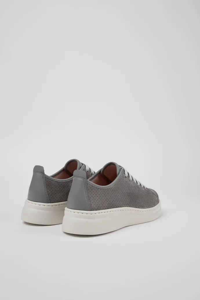 Runner Gray Nubuck/Leather Sneaker for Women