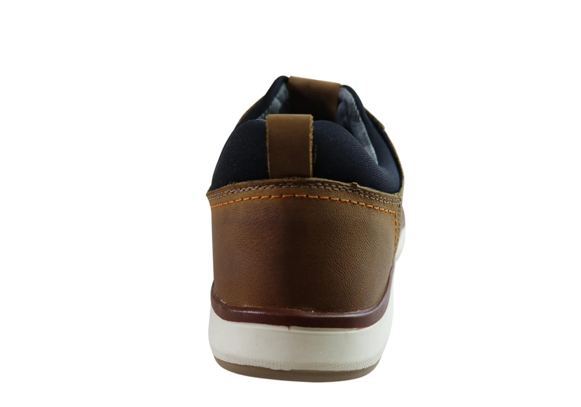 Sollu Declin Mens Leather Slip On Casual Shoes Made In Brazil