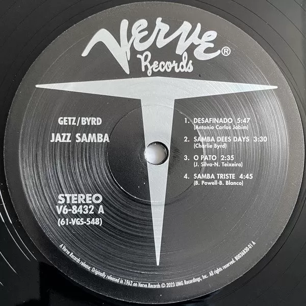 Stan Getz, Charlie Byrd ~ Jazz Samba