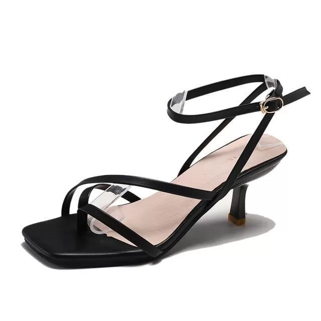 Strappy Open-Toe Women High Heels