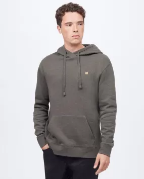 Tentree Sawyer Oversized Hoodie in Black Olive Green Heather