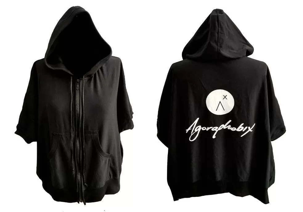 The Logo oversized Zip Up hoodie