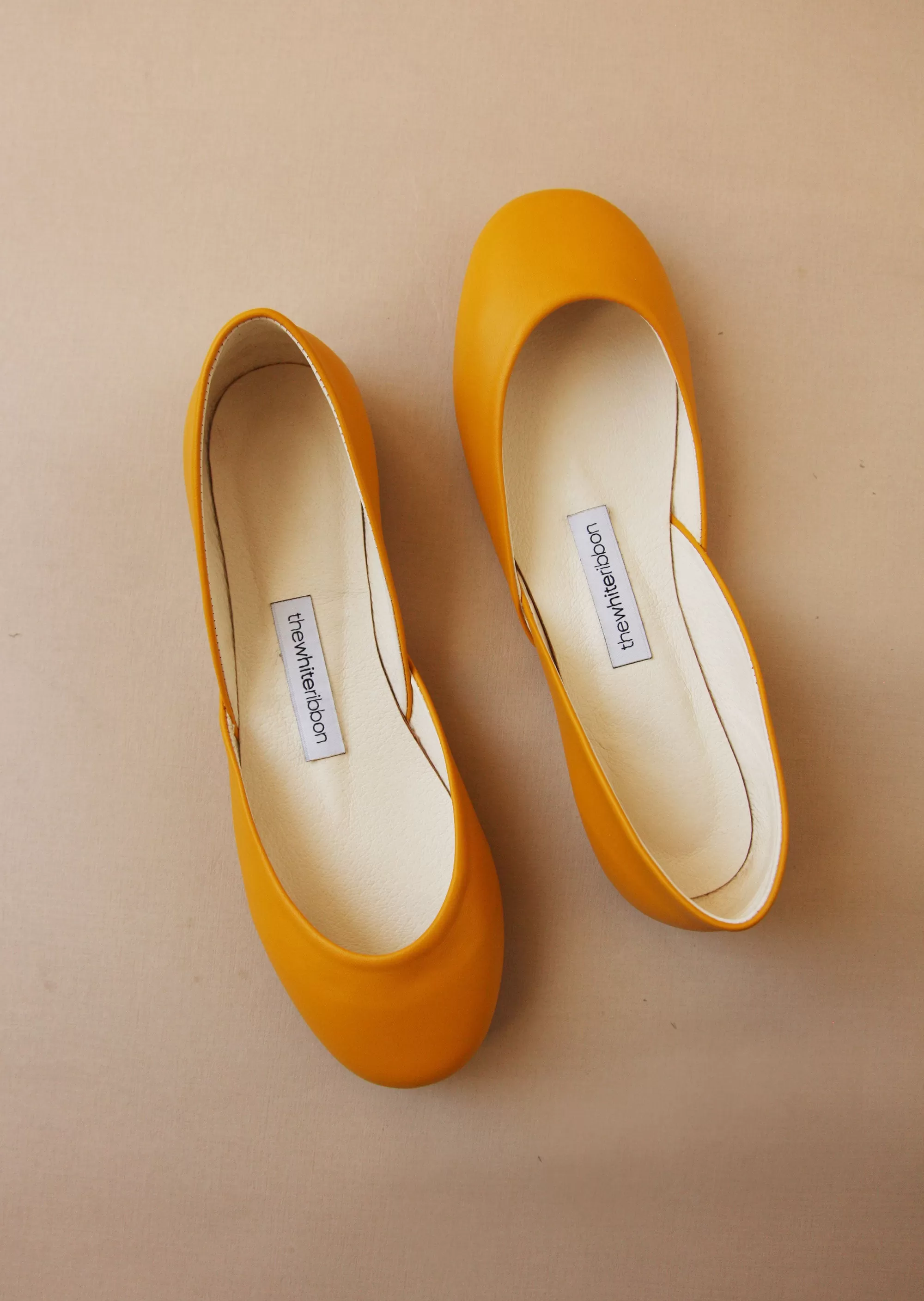 THEA BALLET FLATS – HONEY YELLOW