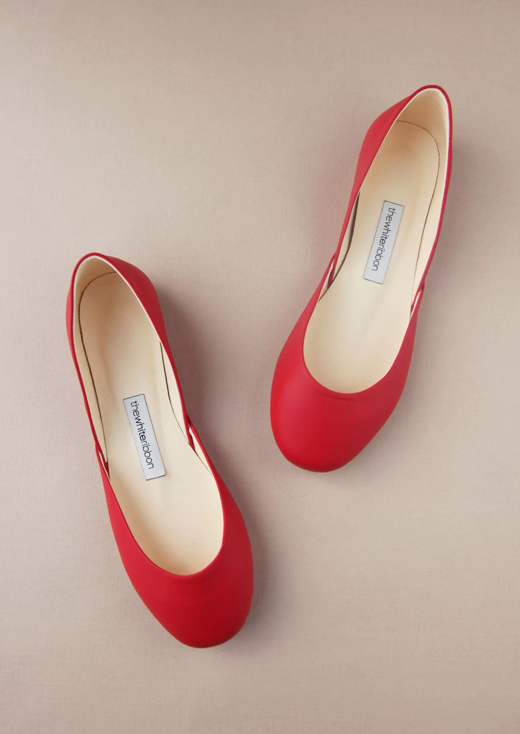 THEA BALLET FLATS – RUBY RED