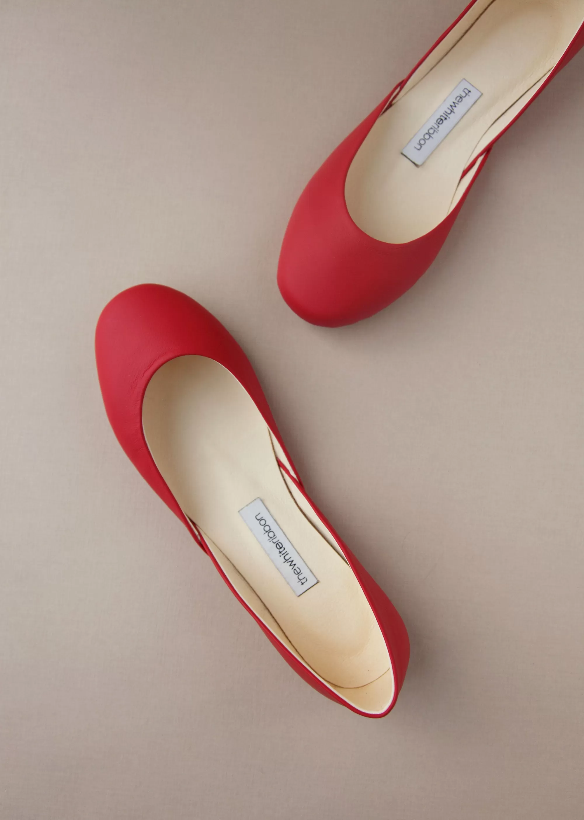 THEA BALLET FLATS – RUBY RED