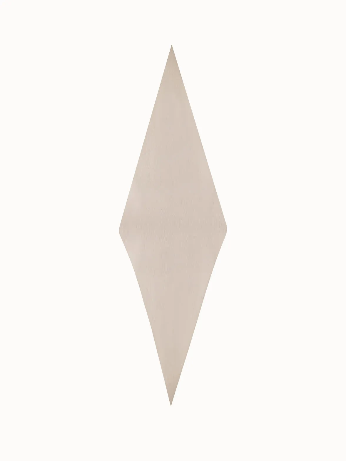 Trapezoid Shaped Scarf from Cashmere Silk