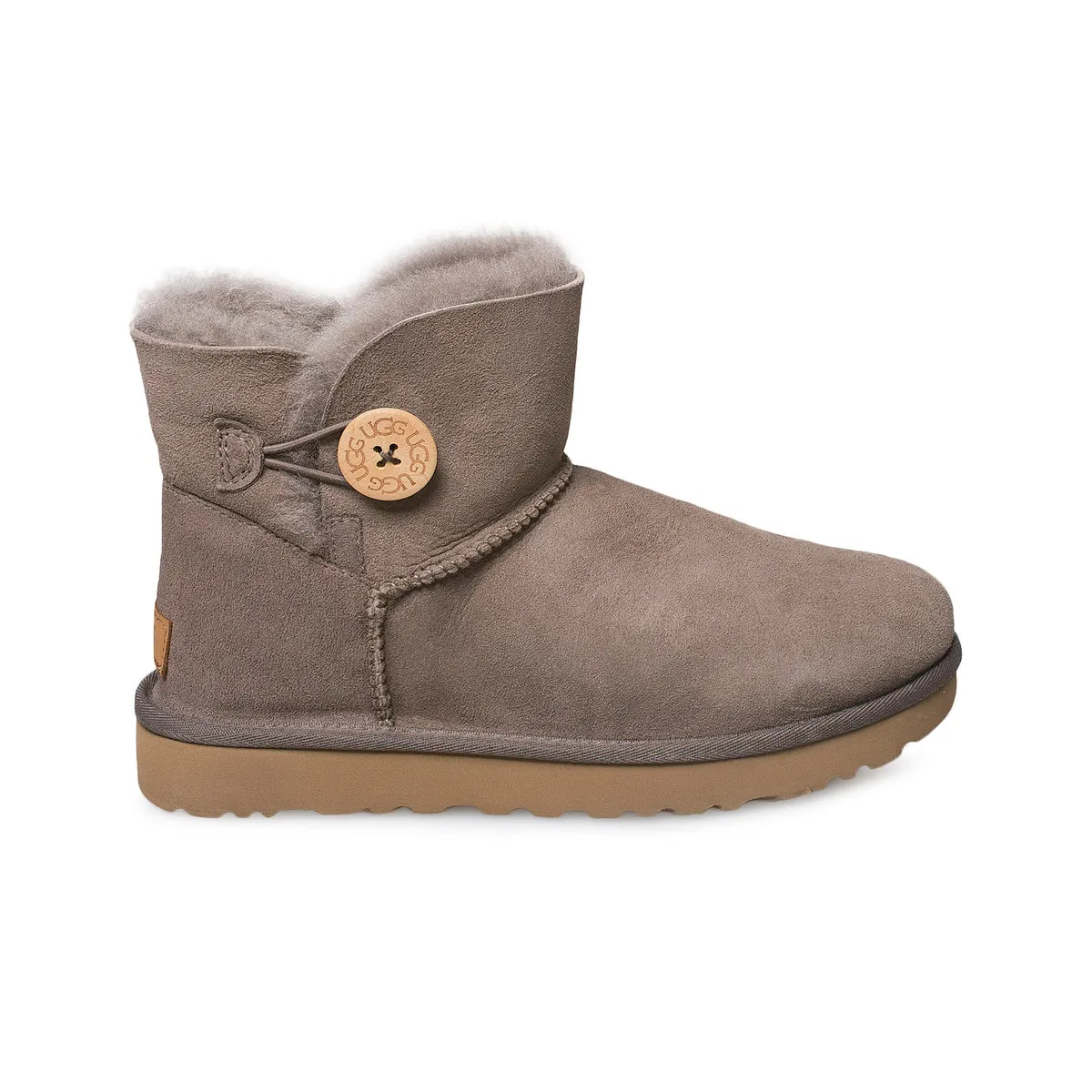 Ugg - Women - Mini - Bailey Button (Hickory)