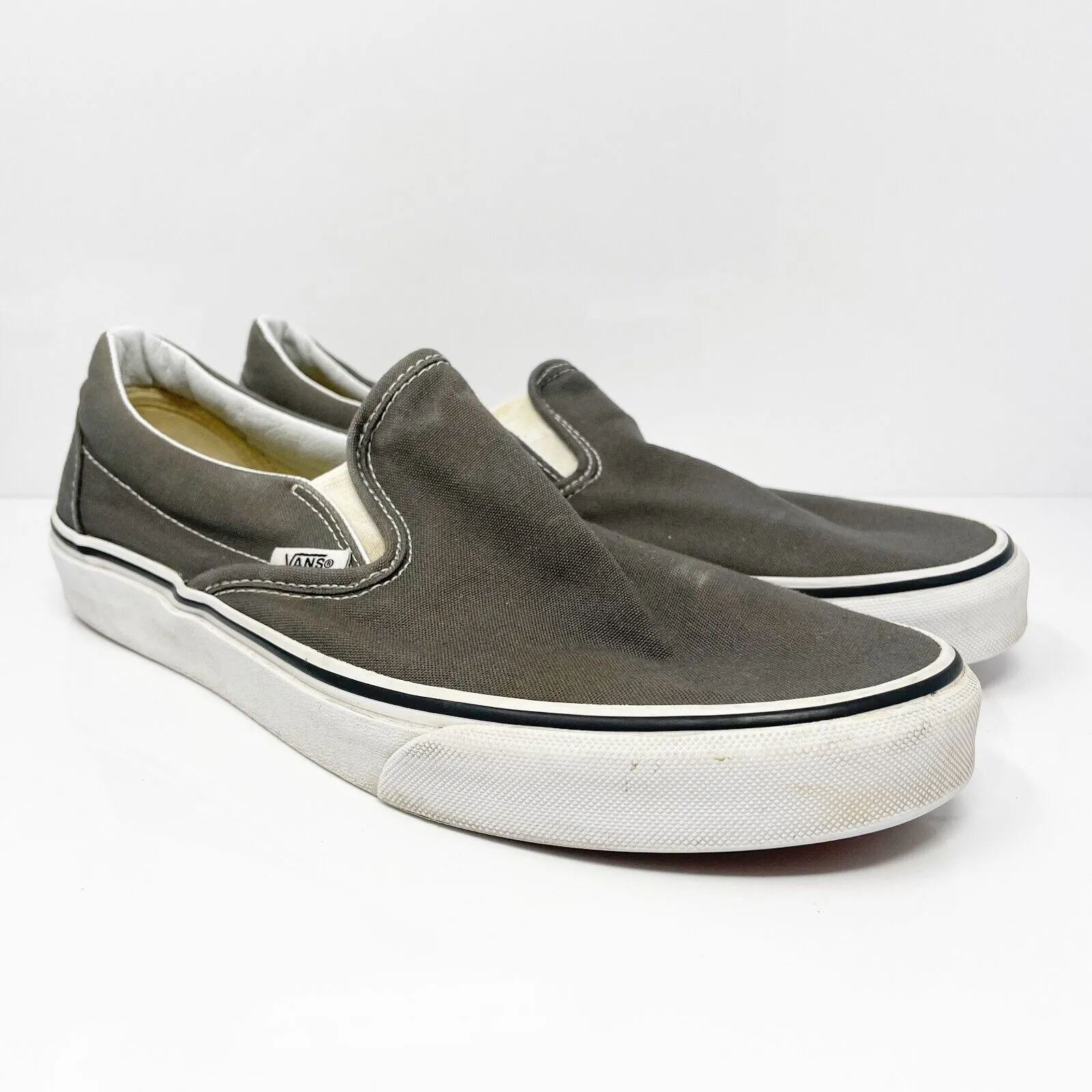 Vans Mens Classic 721461 Gray Casual Shoes Sneakers Size 10