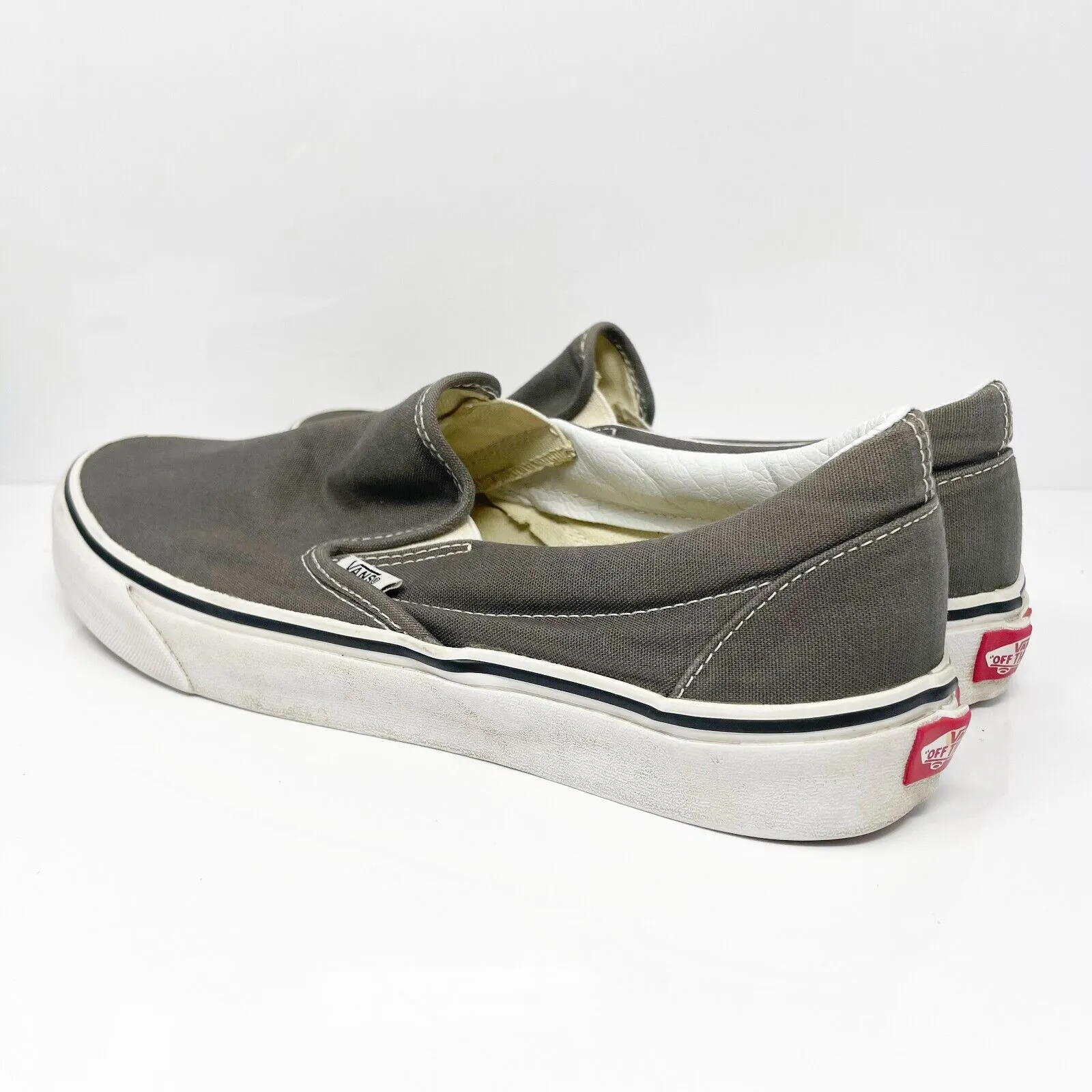 Vans Mens Classic 721461 Gray Casual Shoes Sneakers Size 10