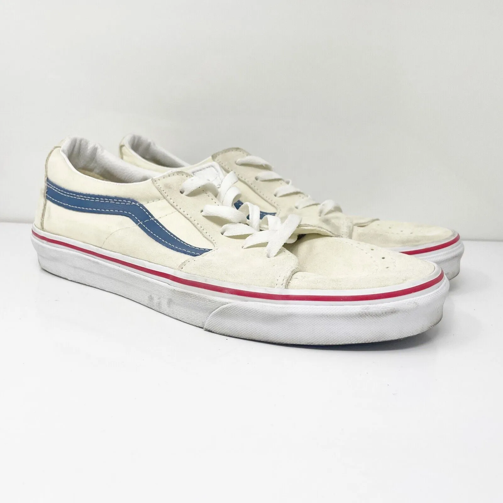 Vans Mens Off The Wall 721356 White Casual Shoes Sneakers Size 11