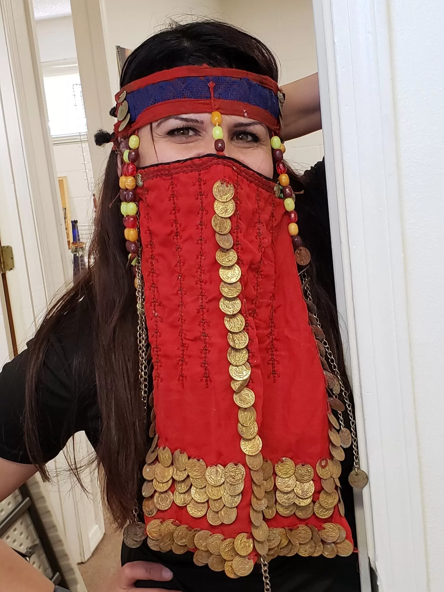 Vintage Bedouin Face Veil