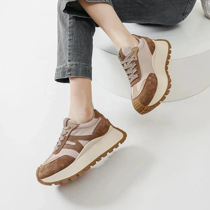 W23B92 Women's Casual Shoes - Comfortable Platform Sneakers