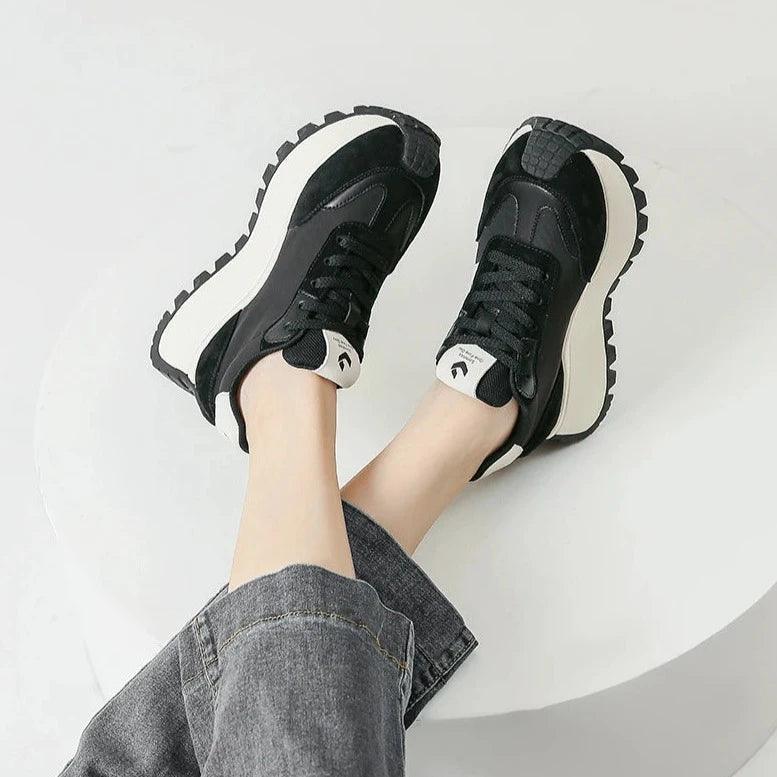 W23B92 Women's Casual Shoes - Comfortable Platform Sneakers