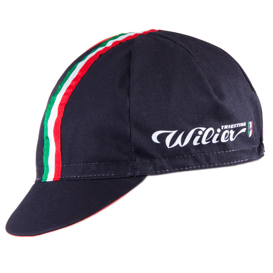 WILIER 110TH ANNIVERSARY BLACK RED CYCLING CAP ACCESSORY