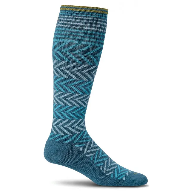 Women's Chevron Graduated Compression Socks